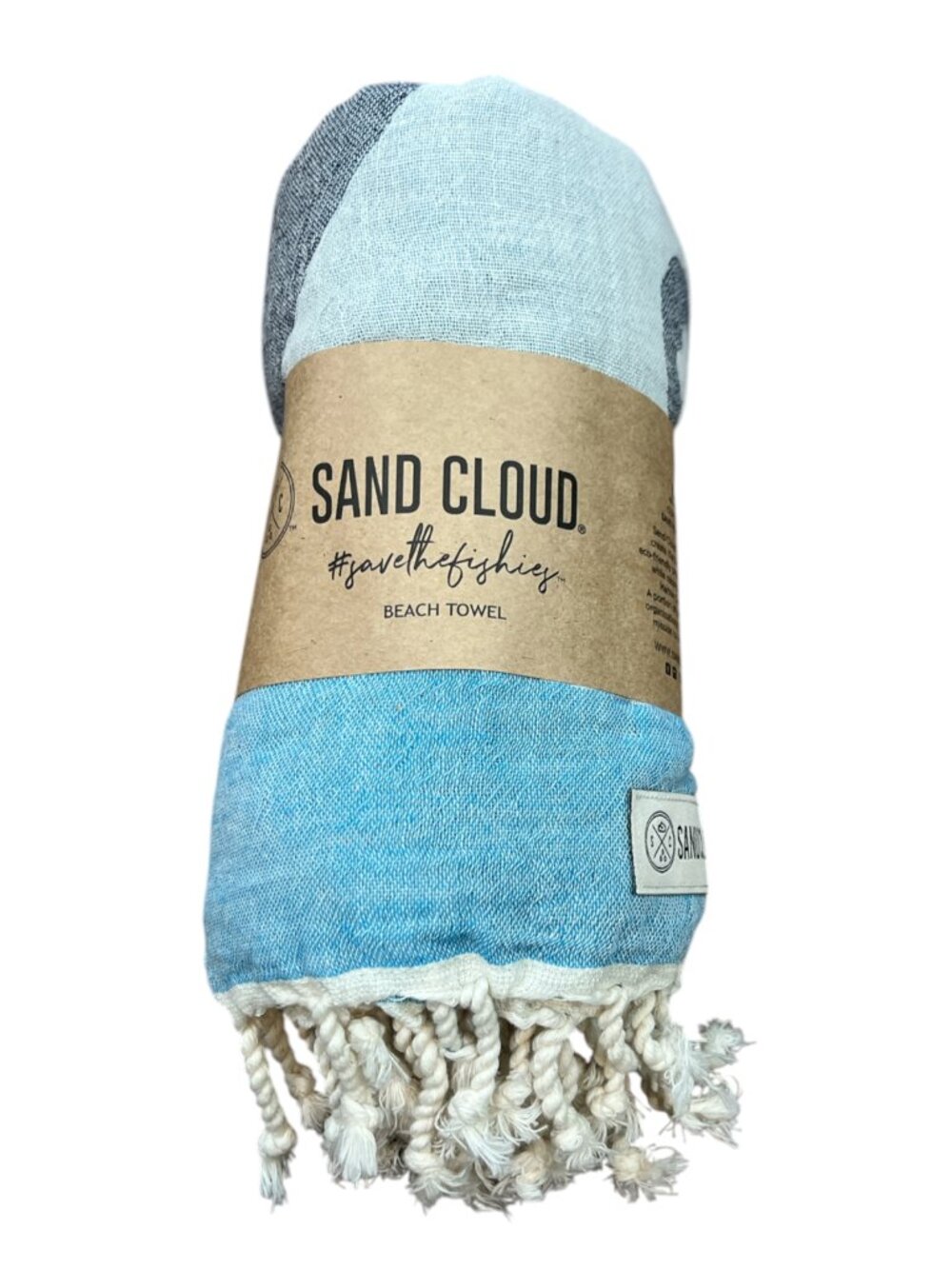 Sand Cloud Bruno Towel Regular Blue New